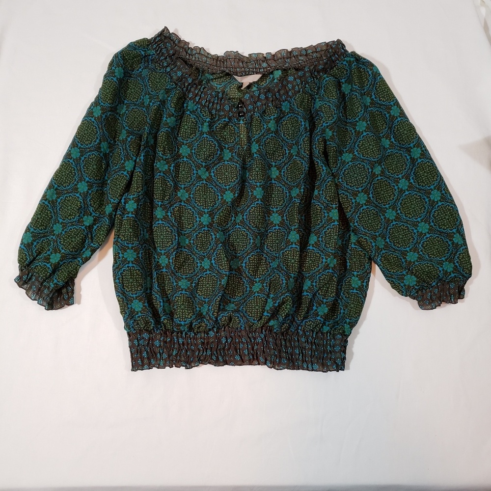 White Stag Patterned Blouse